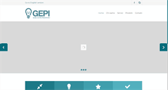 Desktop Screenshot of gepisrl.com