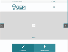 Tablet Screenshot of gepisrl.com